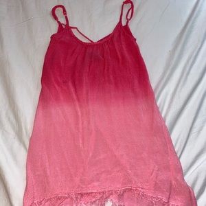 Letarte ombré bathing shit coverup dress